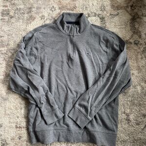 Men's Gray Quarter-Zip Sweater